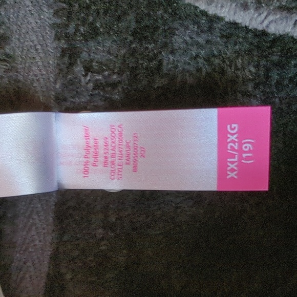 Black Velour Hoodie - Picture 3 of 5